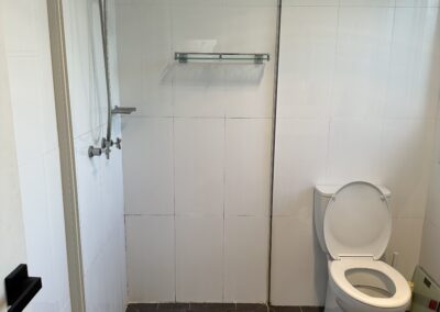 Old run-down shower in need of repair