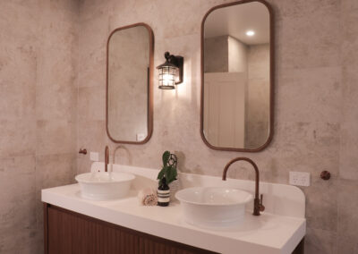 Rustic Farmhouse Bathroom & Mudroom in Ellis Lane |