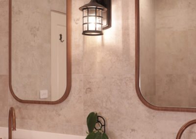 Rustic Farmhouse Bathroom & Mudroom in Ellis Lane |