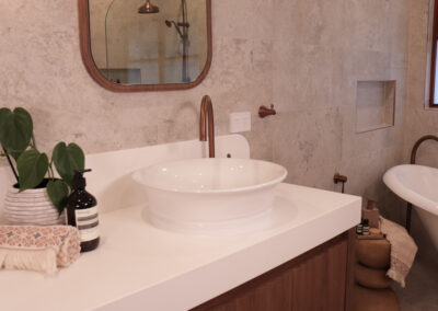 Rustic Farmhouse Bathroom & Mudroom in Ellis Lane |