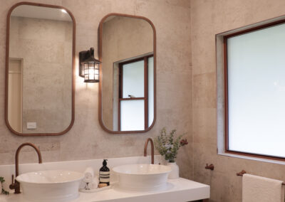 Rustic Farmhouse Bathroom & Mudroom in Ellis Lane |