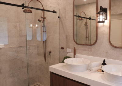 Rustic Farmhouse Bathroom & Mudroom in Ellis Lane |