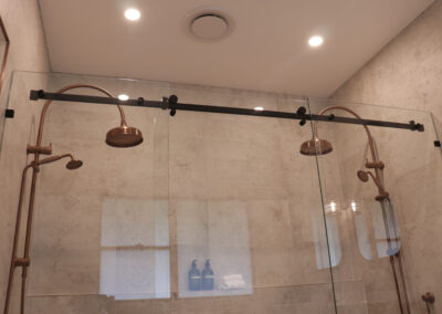 Rustic Farmhouse Bathroom & Mudroom in Ellis Lane |