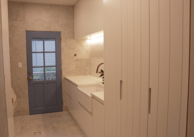 Rustic Farmhouse Bathroom & Mudroom in Ellis Lane |