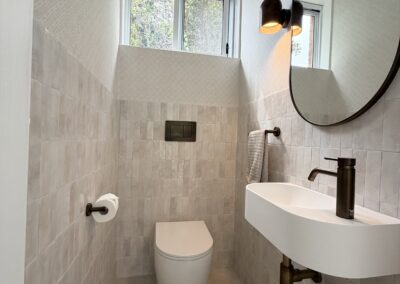 Main Bathroom & Adjoining Powder Room Renovation in Cammeray |