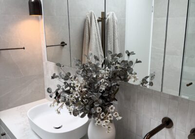 Main Bathroom & Adjoining Powder Room Renovation in Cammeray |